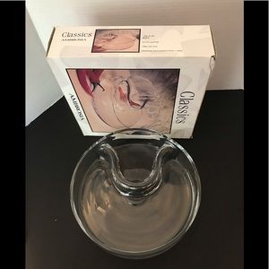 Clear Glass 10” Serving Dish Classics - Chip&Dip